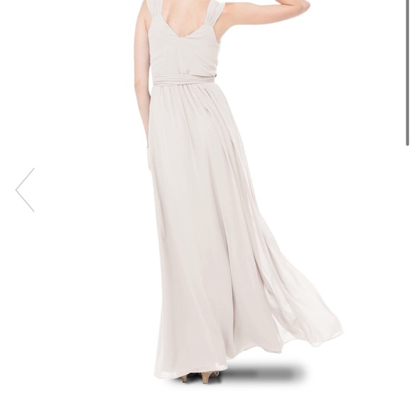 Champagne Bridesmaid Dress - Picture 4 of 6